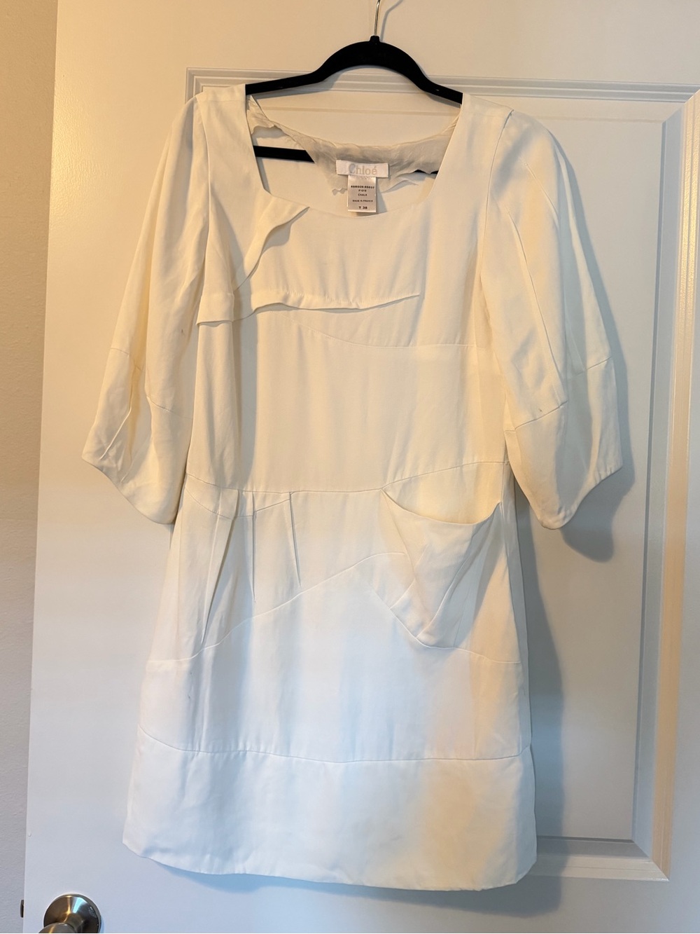 Chloe Silk Shift Dress